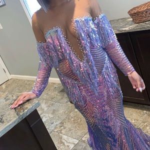 Custom made prom dress